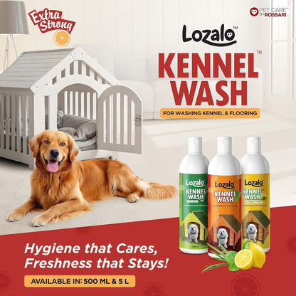 Lozalo Kennel Wash Liquid, Natural Flavor 500ml