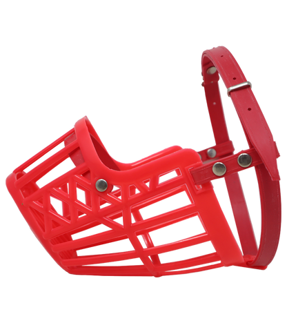 Anti-bite Muzzles with Adjustable Safety Strap Plastic For Dogs