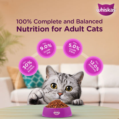 Whiskas Mackerel Flavour Adult Cat Dry Food