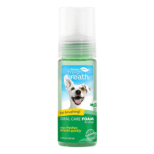 Tropiclean Fresh Breath Oral Care Foam For Dogs