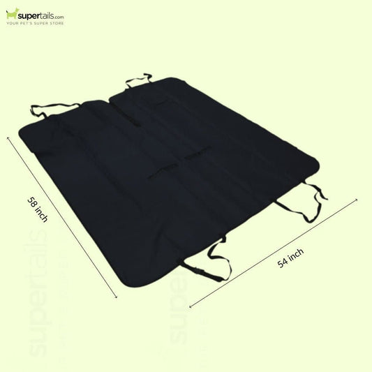 Fluffy's Kozi Pet Water Proof Hatchback Car Seat Cover for Dogs and Cats (Black)