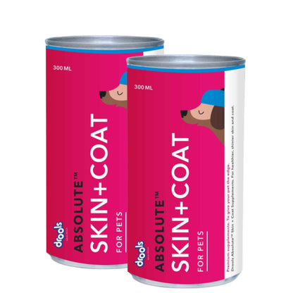 Drools Absolute Skin & Coat Syrup Supplement for Dogs