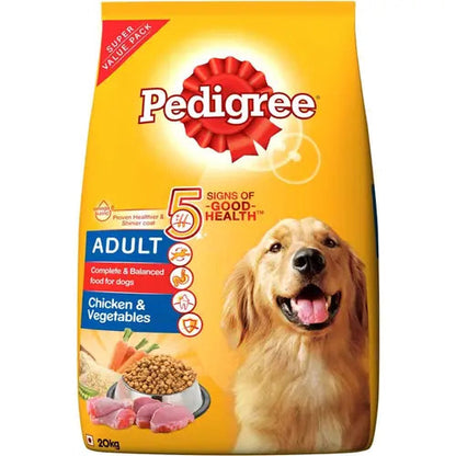 Pedigree Chicken and Vegetables Adult Dog Dry Food