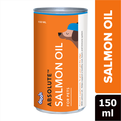 Drools Absolute Salmon Oil Syrup Supplement for Dogs 