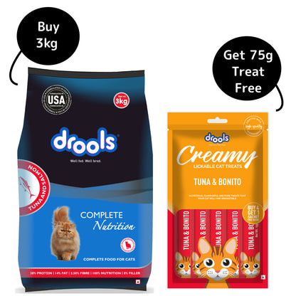Drools Tuna & Salmon Adult Dry Cat Food