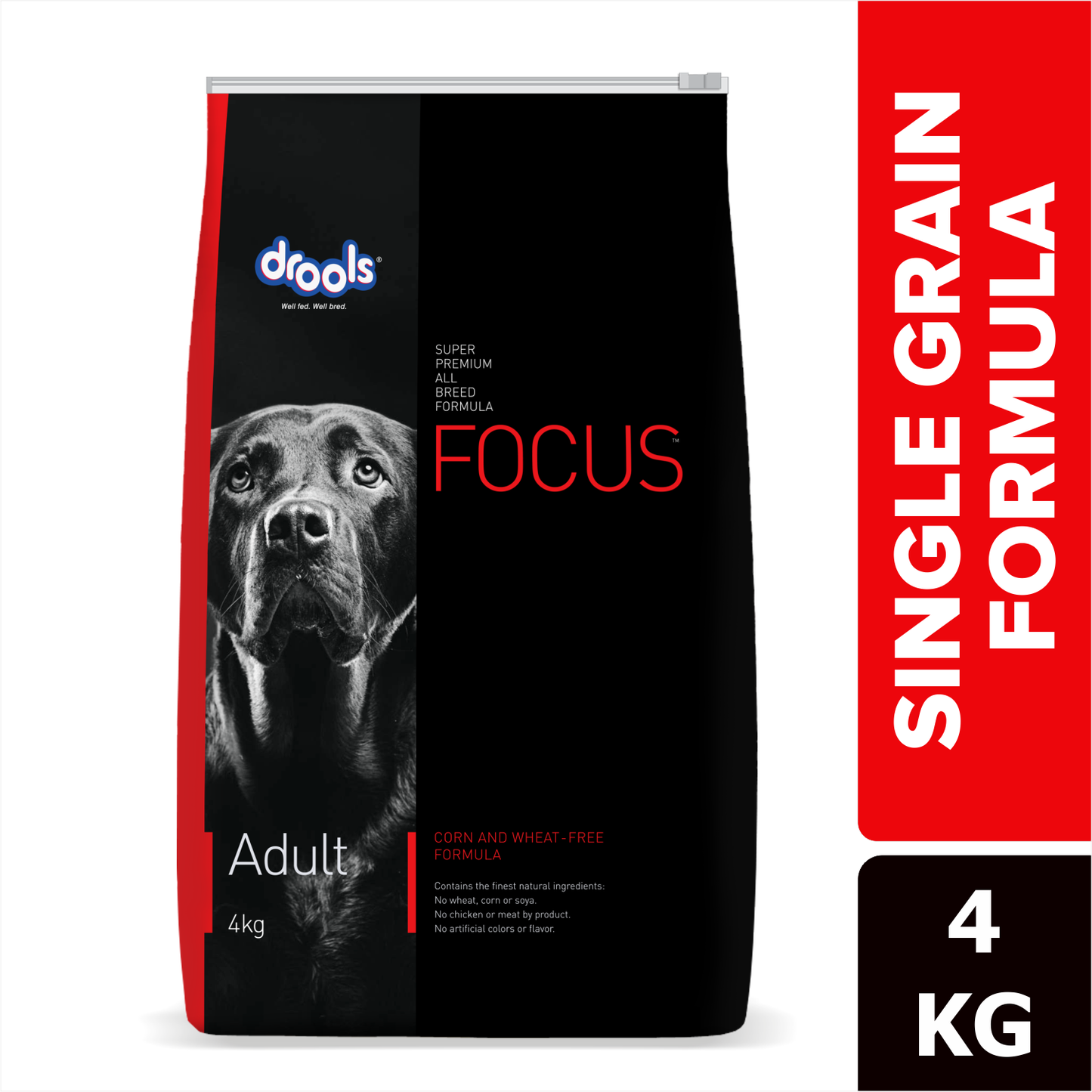 Drools Focus Super Premium Adult Dog Dry Food | Corn & Wheat Free Formula