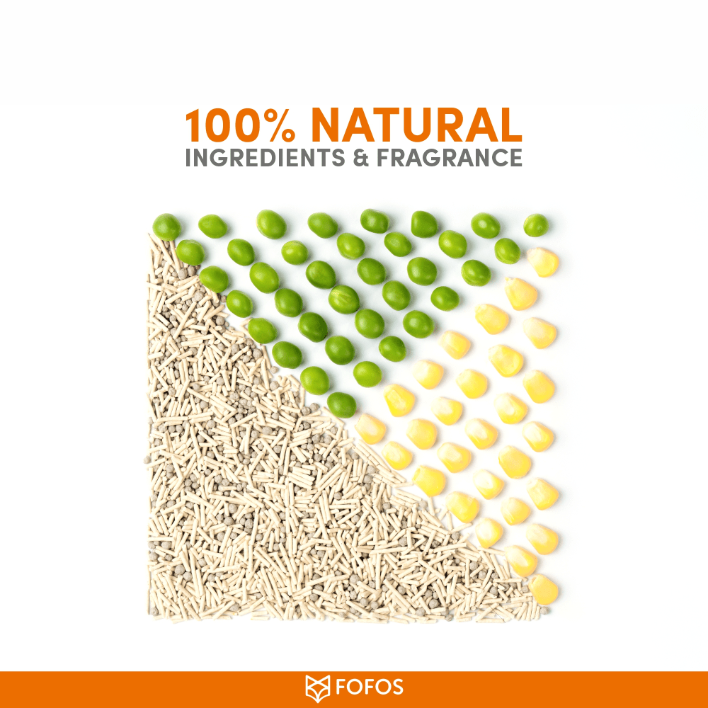 Fofos Unscented Tofu & Crushed Bentonite Cat Litter