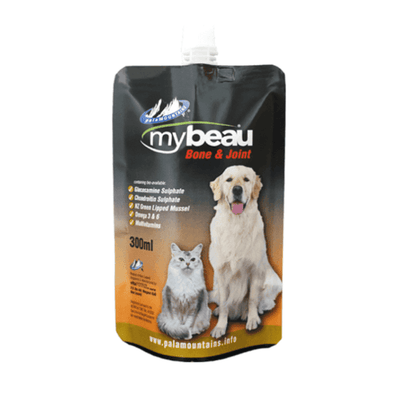 My Beau Vet Collection Bone & Joint Food Supplement with Meat & Garlic for Dogs & Cats(300ml)