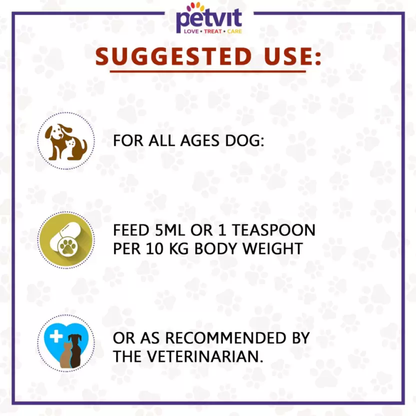 Petvit Calcium Syrup for Dogs