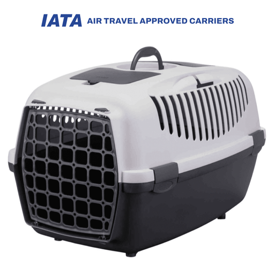 Trixie Capri 3 IATA Approved Transport Carrier for Dogs and Cats (Dark Grey)