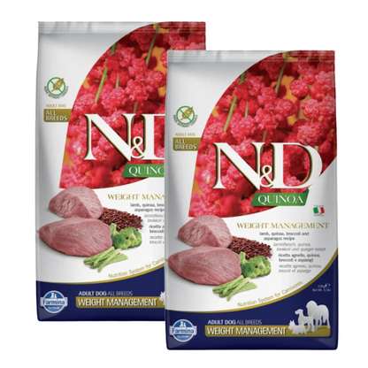 Farmina N&D Quinoa Weight Management Grain Free Medium & Maxi Adult Dog Dry Food