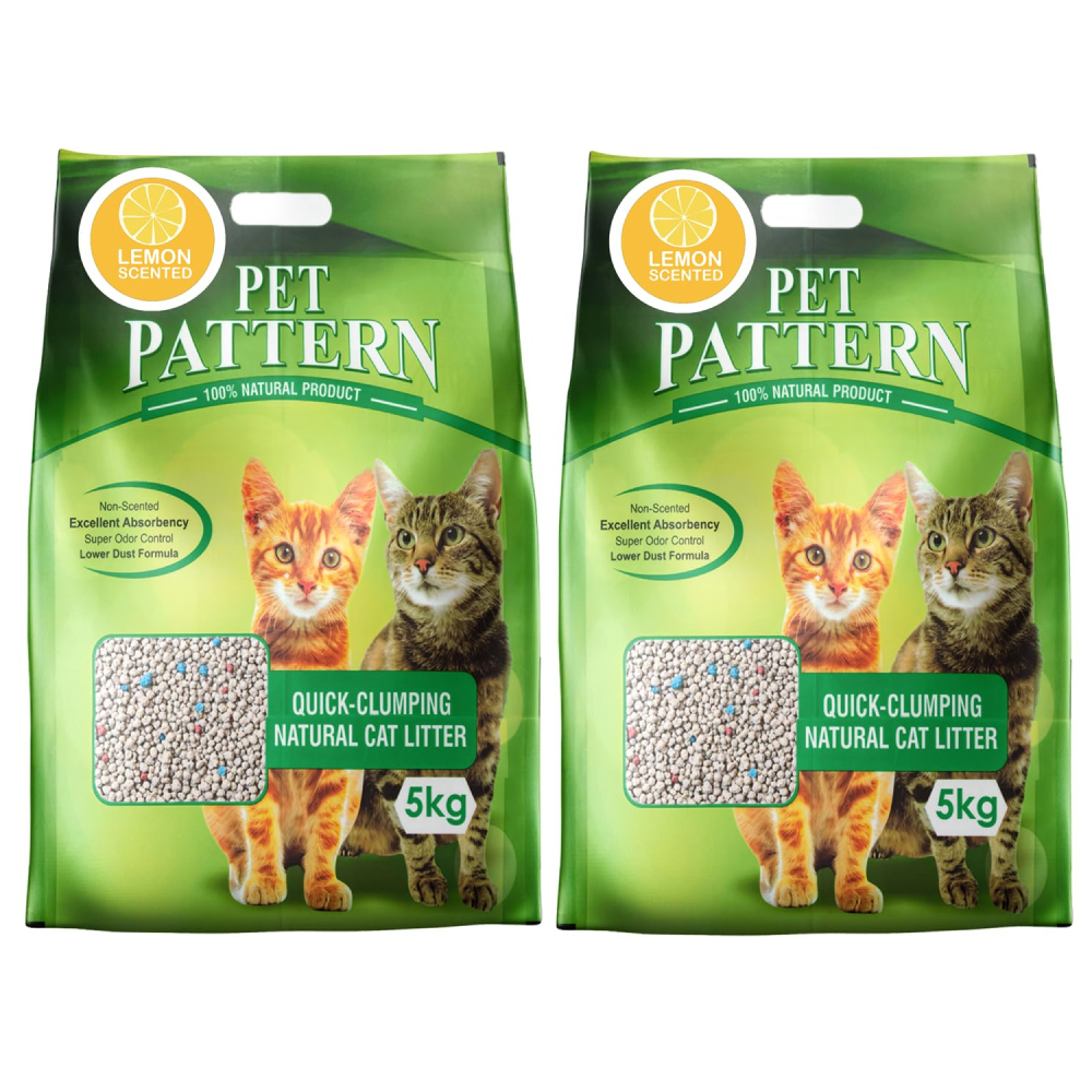 Pet Pattern Lemon Scented Cat Litter