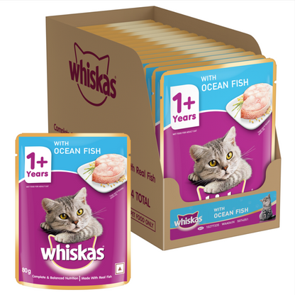 Whiskas Ocean Fish Adult Cat Wet Food