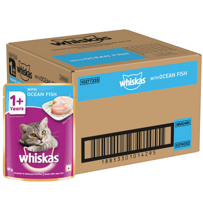 Whiskas Ocean Fish Adult Cat Wet Food