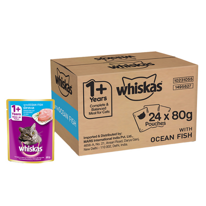 Whiskas Ocean Fish Adult Cat Wet Food