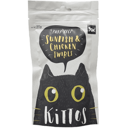 Kittos Purr Fect Sunfish Chicken and Twirls Cat Treats