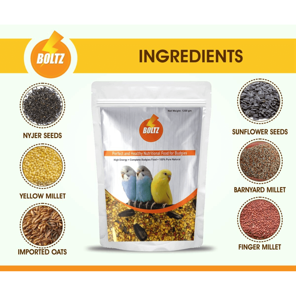 Boltz Mix Seeds Budgies Bird Food