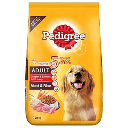 Pedigree Meat & Rice Adult Dog Dry Food