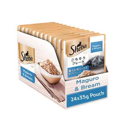 Sheba Maguro & Bream Fish Mix Premium Cat Wet Food