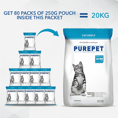 Purepet Ocean Fish Adult Cat Dry Food