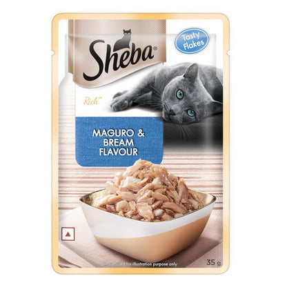 Sheba Maguro & Bream Fish Mix Premium Cat Wet Food