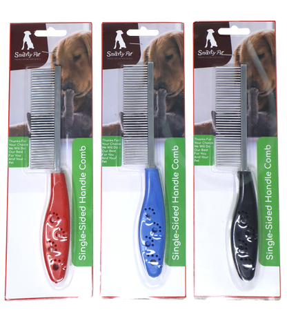 Smarty Pet Plastic Single Side Comb for Dogs and Cats