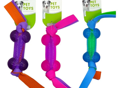Nunbell Bone With Strap Toy For Dogs
