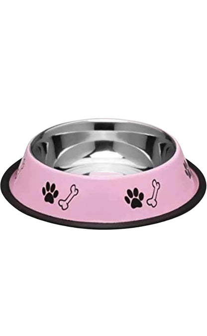 Stainless Steel Printed Pet Bowl For Dogs And Cats(Small)