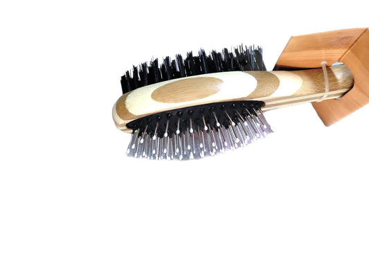 Bamboo Pin Brush for Dogs and Cats