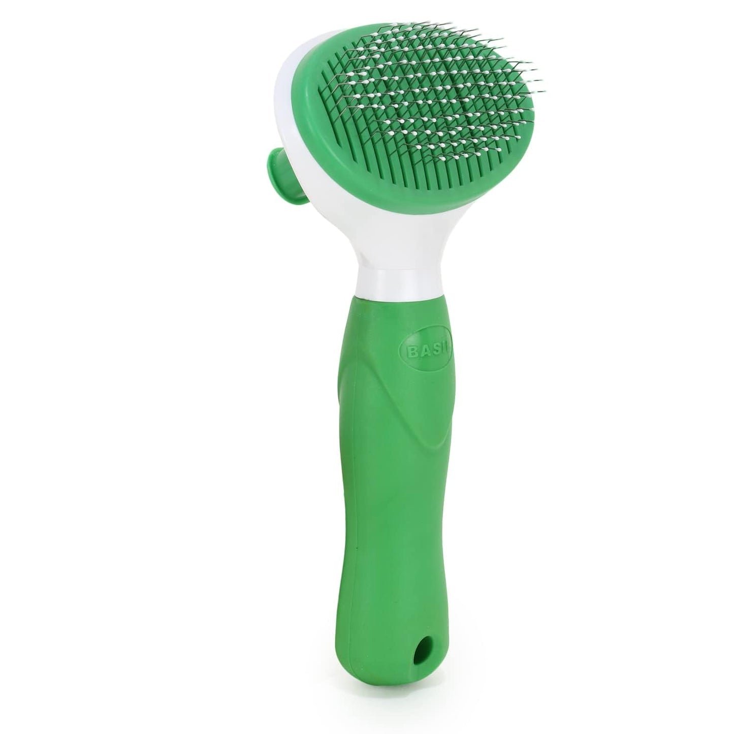 Basil Self Cleaning Slicker Brush (Medium) for Dogs and Cats