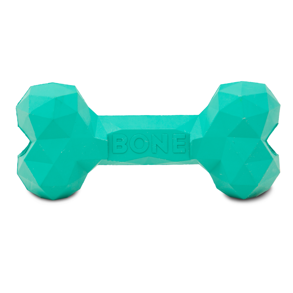 Barkbutler Chu the bone Treat Dispensing Toy for Dogs (Green)