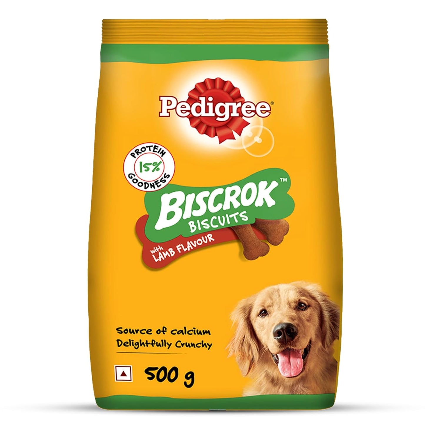 Pedigree Lamb Flavour Biscrok Biscuits Dog Treats
