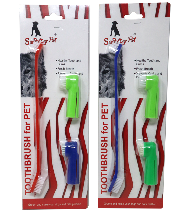 Smarty Pet Tooth Brush (1 Pc Set) for Dogs and Cats