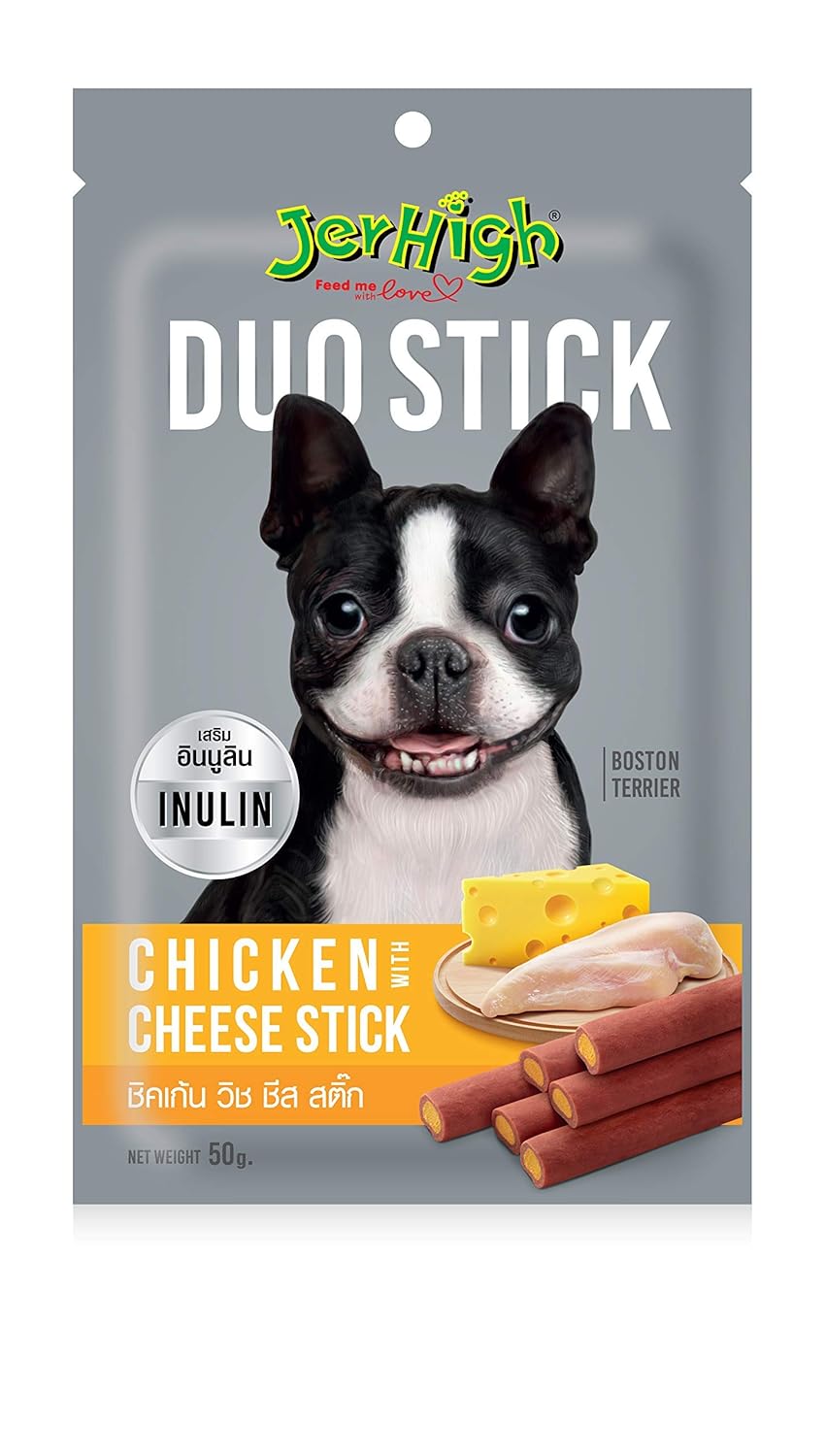 Jerhigh Duo Stick Dog Treat, 50 gm