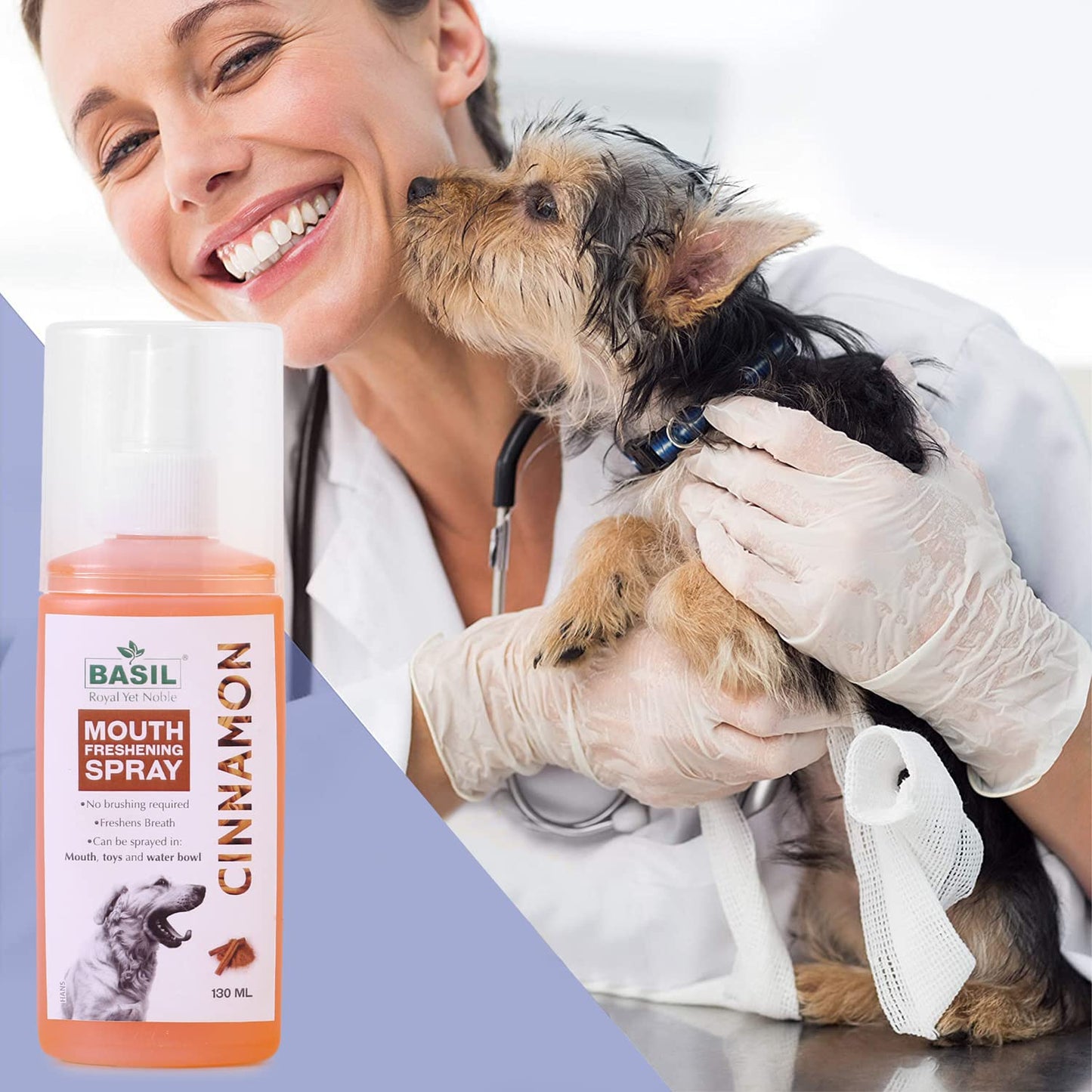 Basil Mouth Spray for Dogs (130ml)