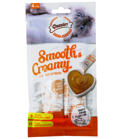 Gnawlers Crab Flavour Creamy Cat Treats