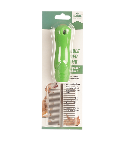 Basil Double Sided Comb for Dogs and Cats