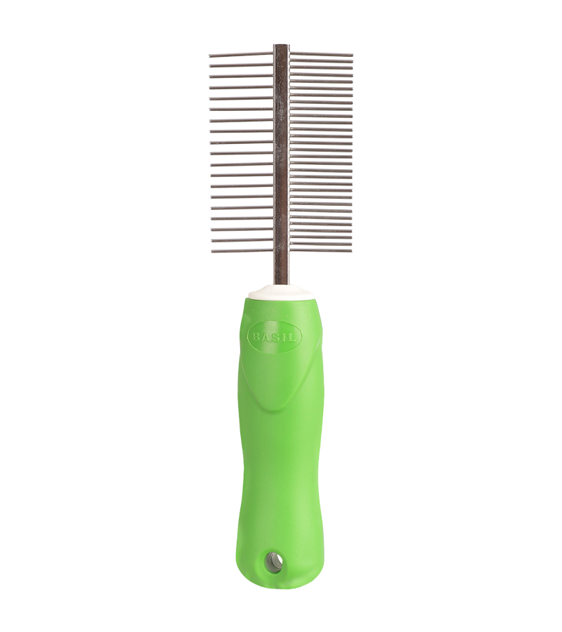 Basil Double Sided Comb for Dogs and Cats