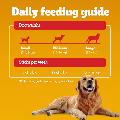 Pedigree Rodeo Duos (4+ Months) Dog Treats, Chicken & Bacon Flavour,7 piece pack