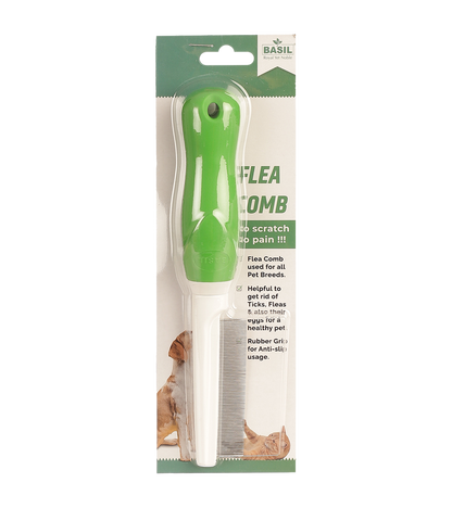 Basil Flea Comb for Dogs and Cats