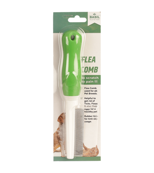 Basil Flea Comb for Dogs and Cats