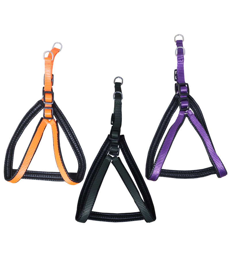 Nylon Padded Dog Harness with Adjustable Strap
