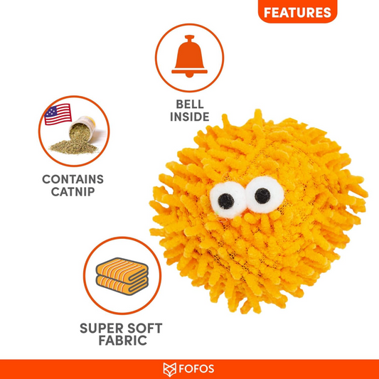 Fofos Geek Ball Toy for Cats