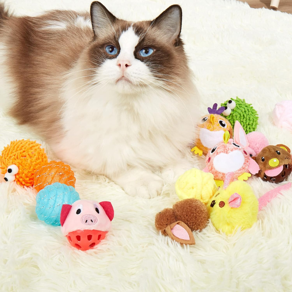 Fofos Geek Ball Toy for Cats