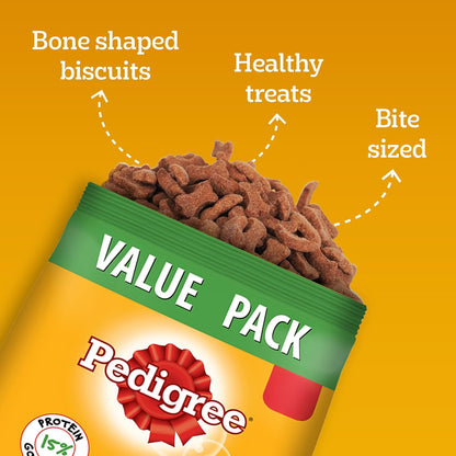 Pedigree Lamb Flavour Biscrok Biscuits Dog Treats