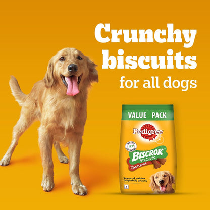 Pedigree Lamb Flavour Biscrok Biscuits Dog Treats