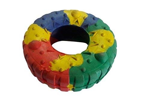 Non-Toxic Rubber Tire Extreme Chew Wheel Toy For Dogs