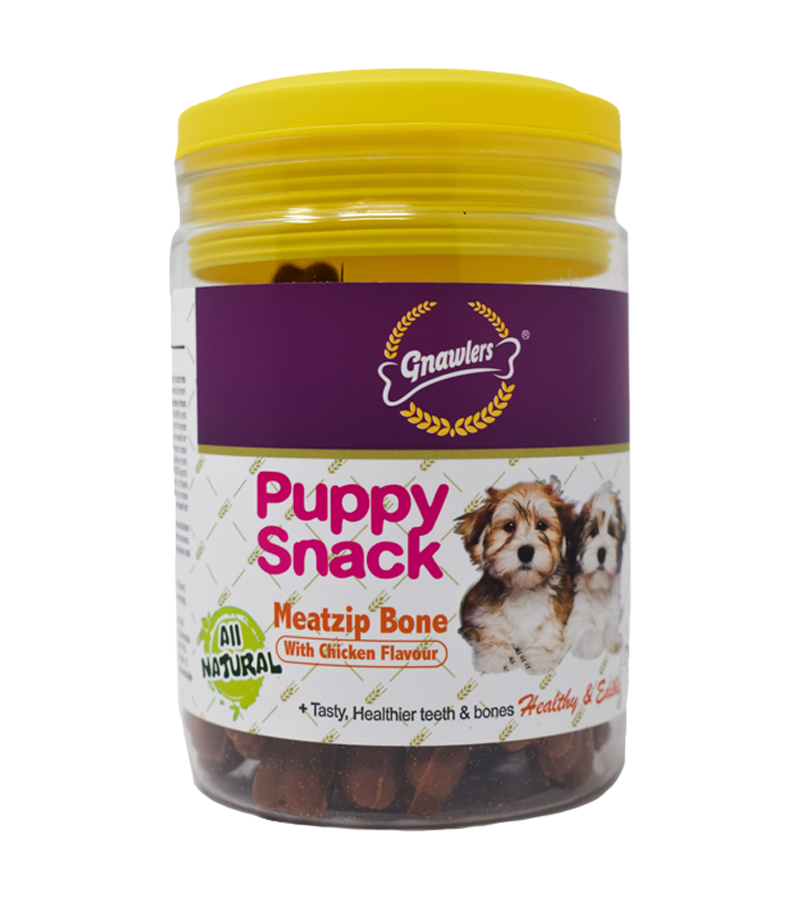 Gnawlers Meat Zip Jar (180 gm) for Dogs