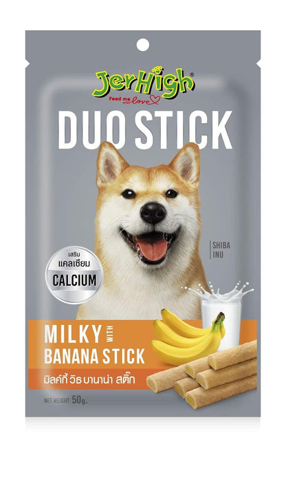 Jerhigh Duo Stick Dog Treat, 50 gm