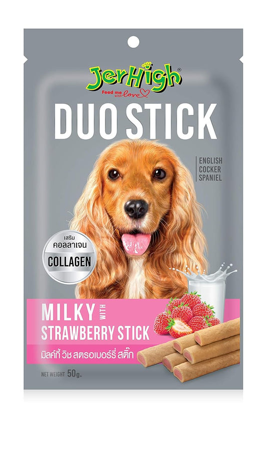 Jerhigh Duo Stick Dog Treat, 50 gm